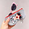 Silicone Glasses Case with Zip Closure & Wrist Strap