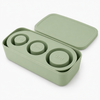 Silicone Ice Cube Tray | 3 Compartments Hollow Cylinder Molds for Tumblers