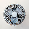 LED Solar Power Fan With Camping Light