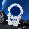 Space-Themed 3-Compartment Kids Lunch Box with Spoon
