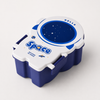 Space-Themed 3-Compartment Kids Lunch Box with Spoon