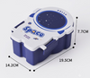 Space-Themed 3-Compartment Kids Lunch Box with Spoon