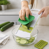 Vegetable Slicer & Grater with 2 Inserts and Hand Guard