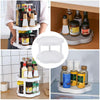 Flower-Shaped 360° Rotating Plastic  Storage Organizer