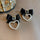 Heart & Bow Pearl Earrings
