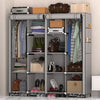 Compact Wardrobe Organizer with Drawers & Zipper Closure