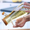 900ml Airtight Oil Jug with Wooden Lid & Precision Pour Stopper