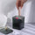 Fluted Cotton Pad & Swab Organizer with Lid