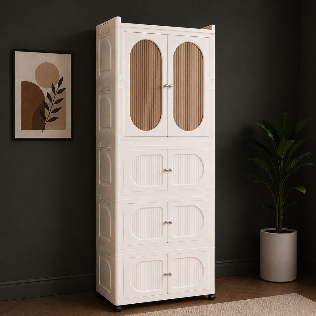 LuxeStack Moveable Storage Station