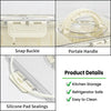 Compartment Snack Box With Lid & Handle