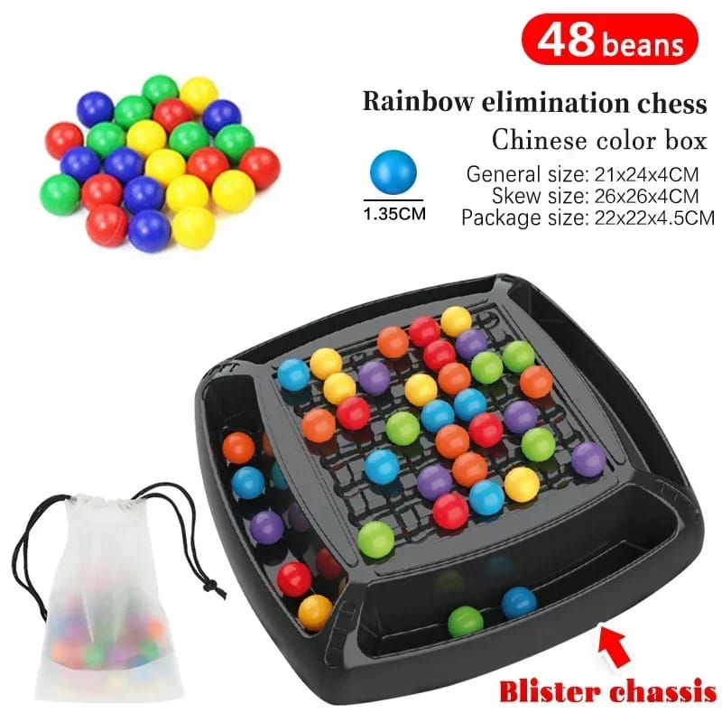 Rainbow ball toy game