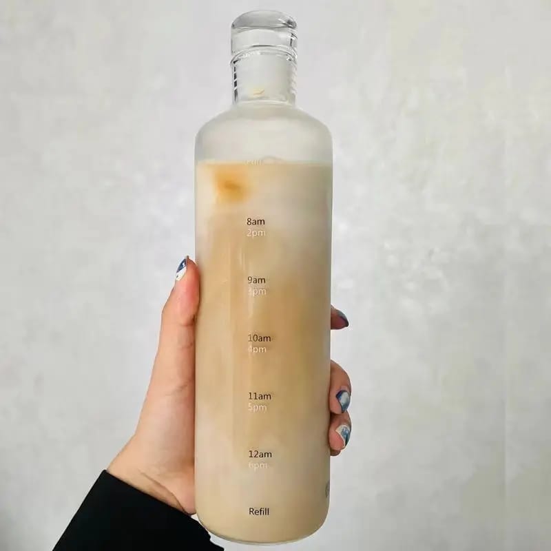 500ml Glass water bottle