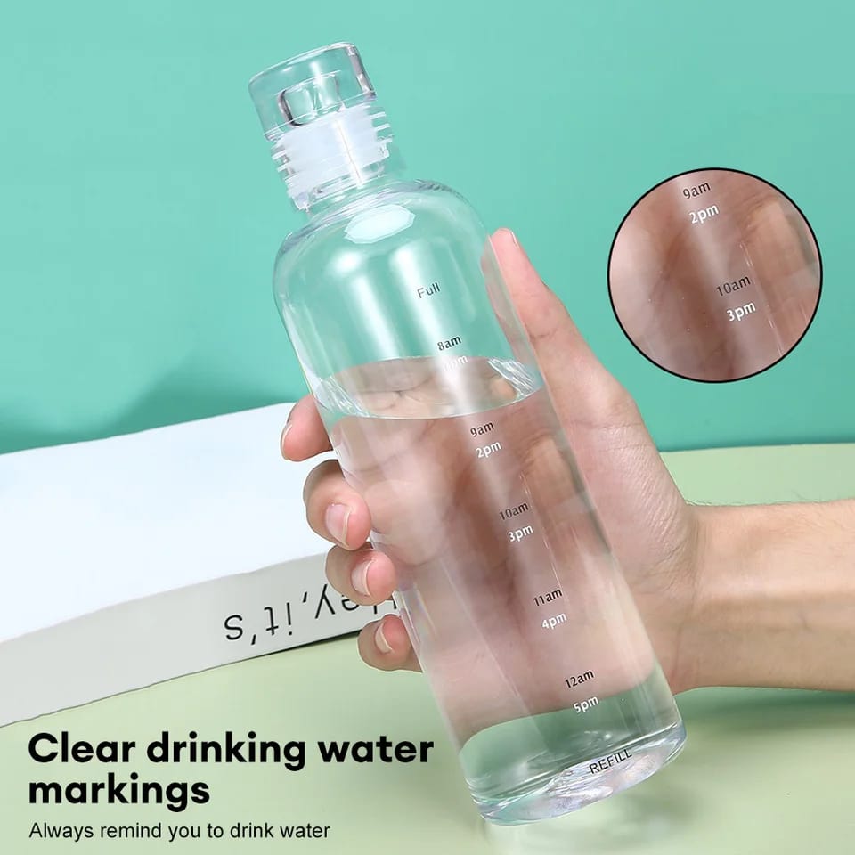 500ml Glass water bottle