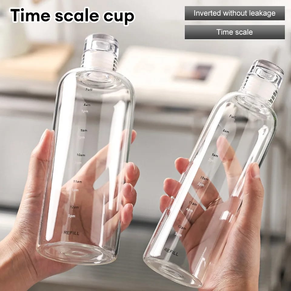 500ml Glass water bottle