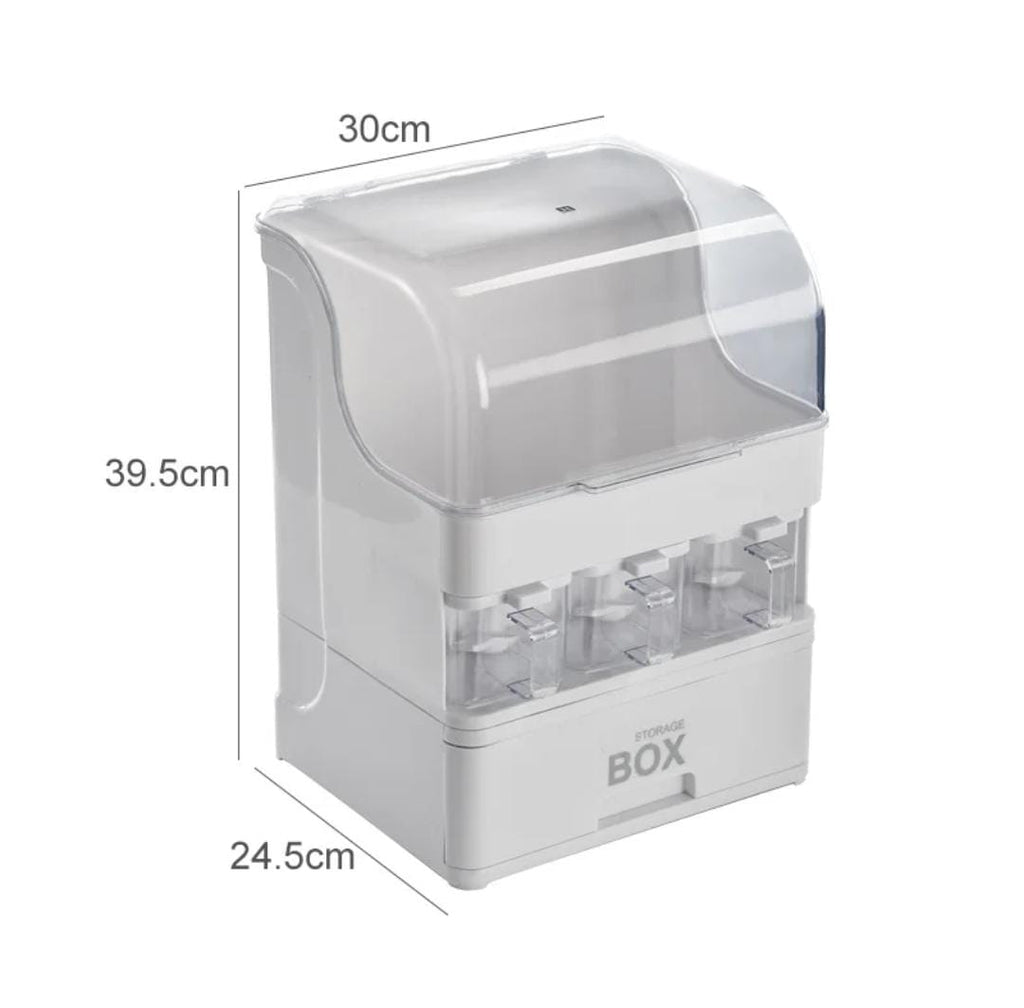 King-sized Household Kitchen Seasoning Box & Storage Rack