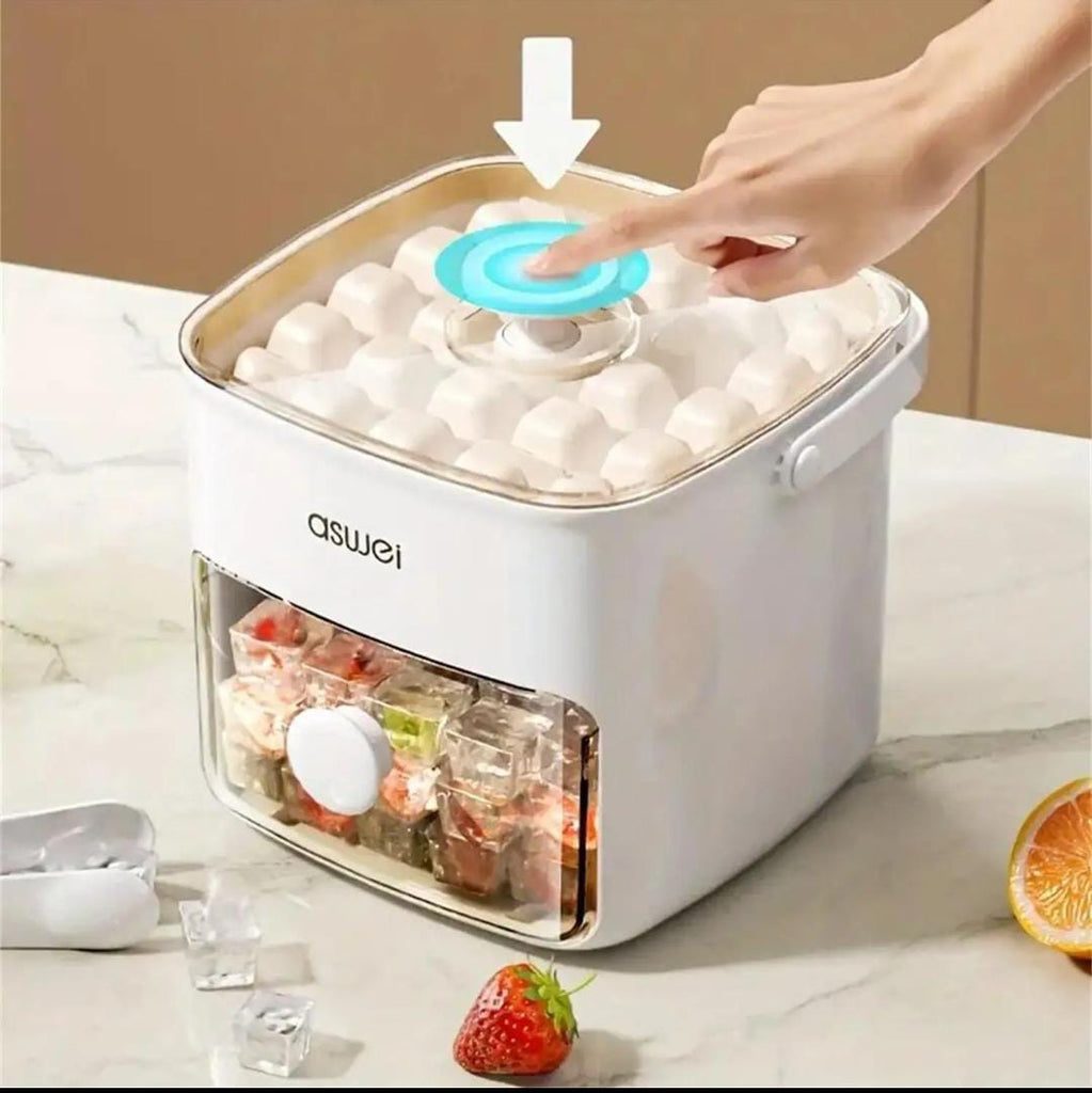 Press Ice Cube Mold & Ice Storage
