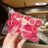 Cotton Candy Soft Elastic Hair Bands – Pack of 50