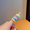 Cotton Candy Soft Elastic Hair Bands – Pack of 50