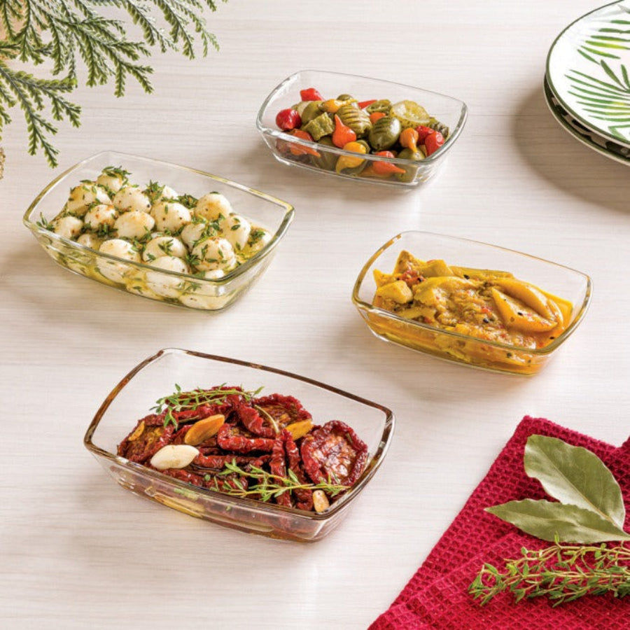 Luminous Serving Glass Bowl Set (3Pcs) by Limon