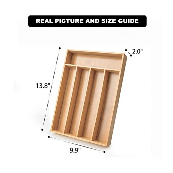 SmartSpace Expandable Bamboo Organizer