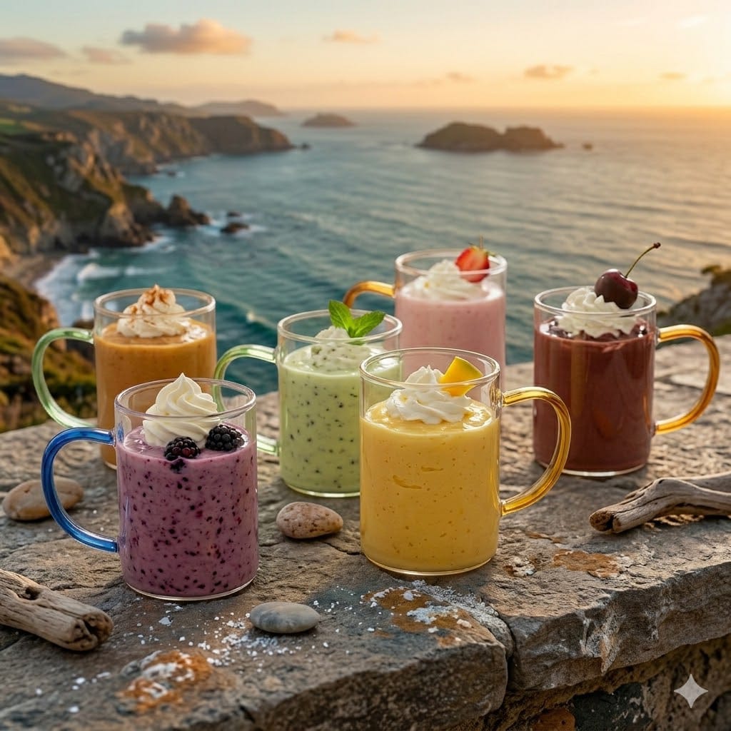 6-Pcs Glass Mug Set (1166)