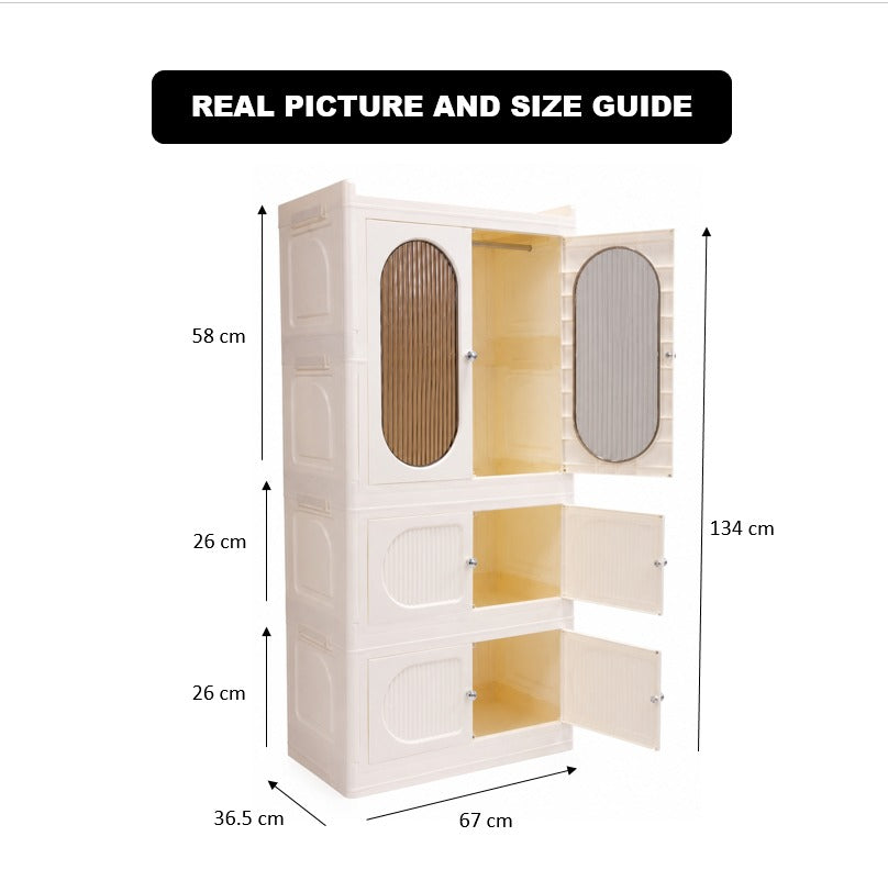 LuxeStack Moveable Storage Station