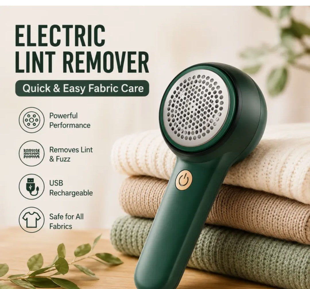 Electric Lint Remover for Clothes & Sweaters | USB Rechargeable