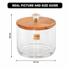 Glass Candy Jar with Wooden Lid (2178) by Limon