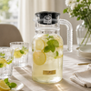 Clear 1 Liter Glass Pitcher (2349) by Limon
