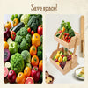 LuxeHarvest Multi-Purpose 2-Tier Bamboo Organizer