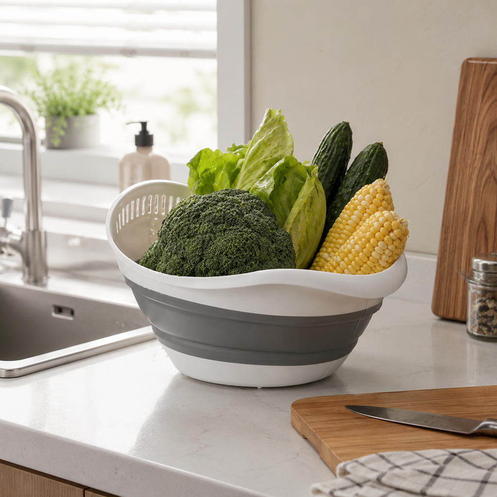 Collapsible Oval Drain Basket
