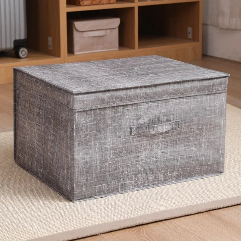 Dust-proof Collapsible Organizer with Lid & Handle