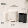 LuxePattern 5L Dustbin & Brush Set (2147) by Limon