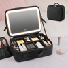 Portable Beauty Case Bag with Light-Up Mirror | Travel Makeup Organizer