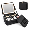 Portable Beauty Case Bag with Light-Up Mirror | Travel Makeup Organizer