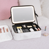 Portable Beauty Case Bag with Light-Up Mirror | Travel Makeup Organizer