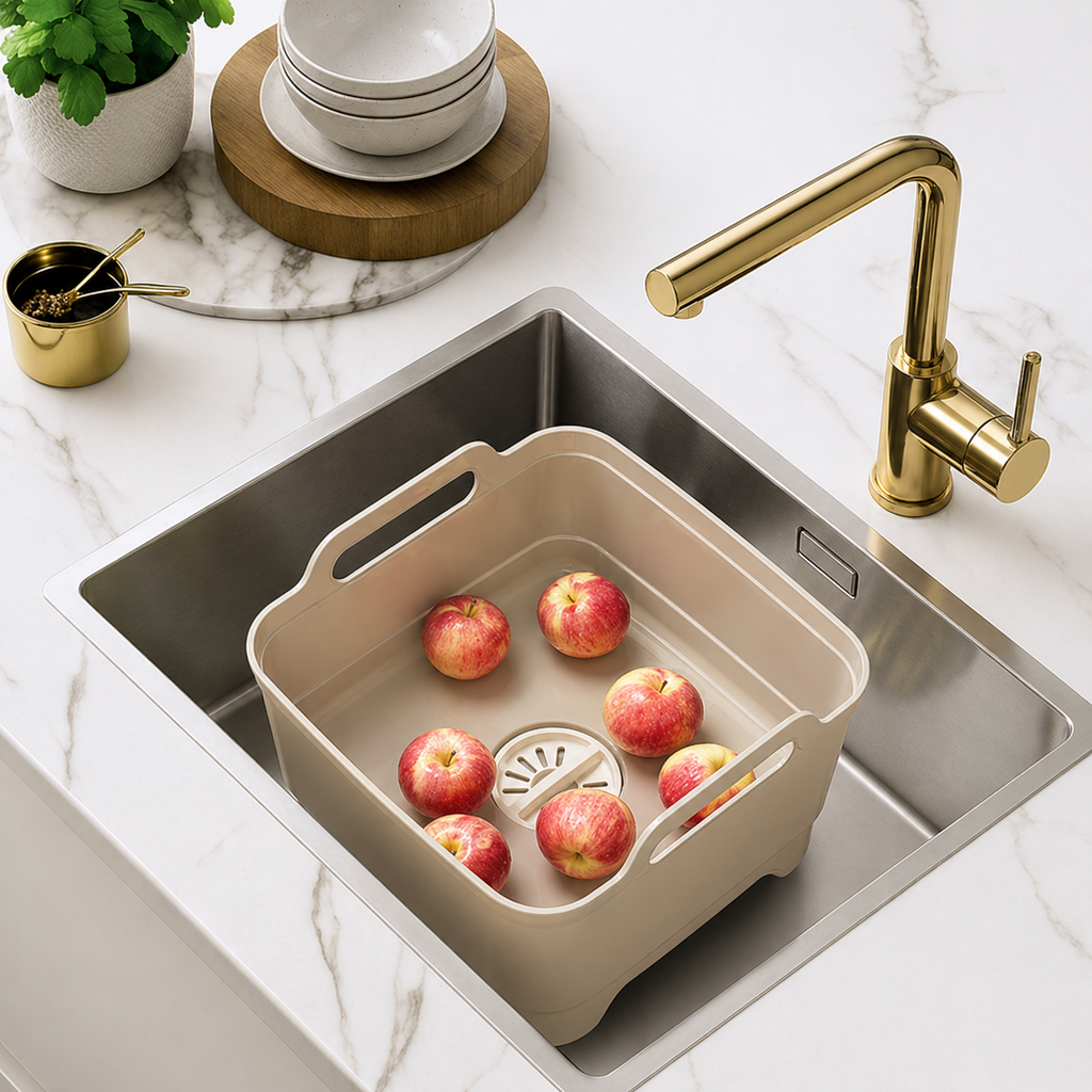 Large Capacity Wash & Drain Basket (1334) by Limon