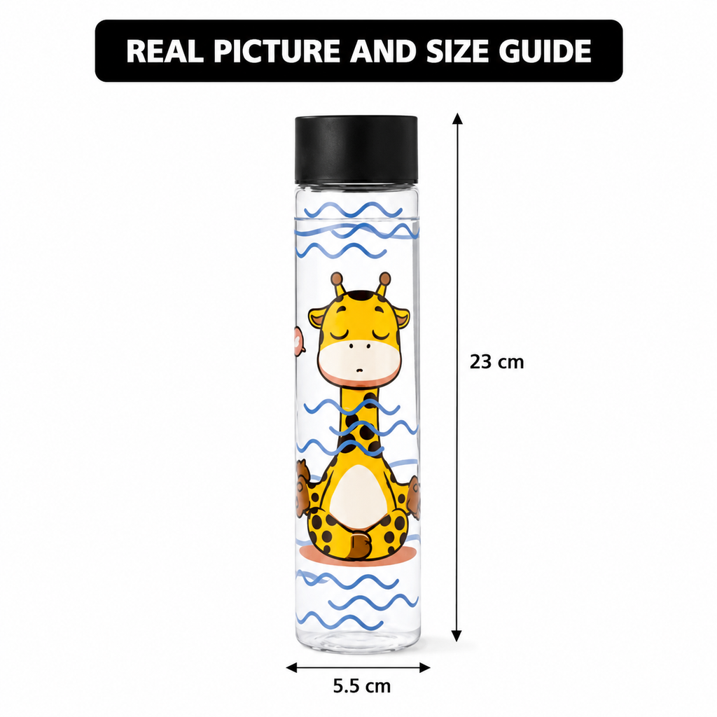 Printed Large Glass Bottle by Limon
