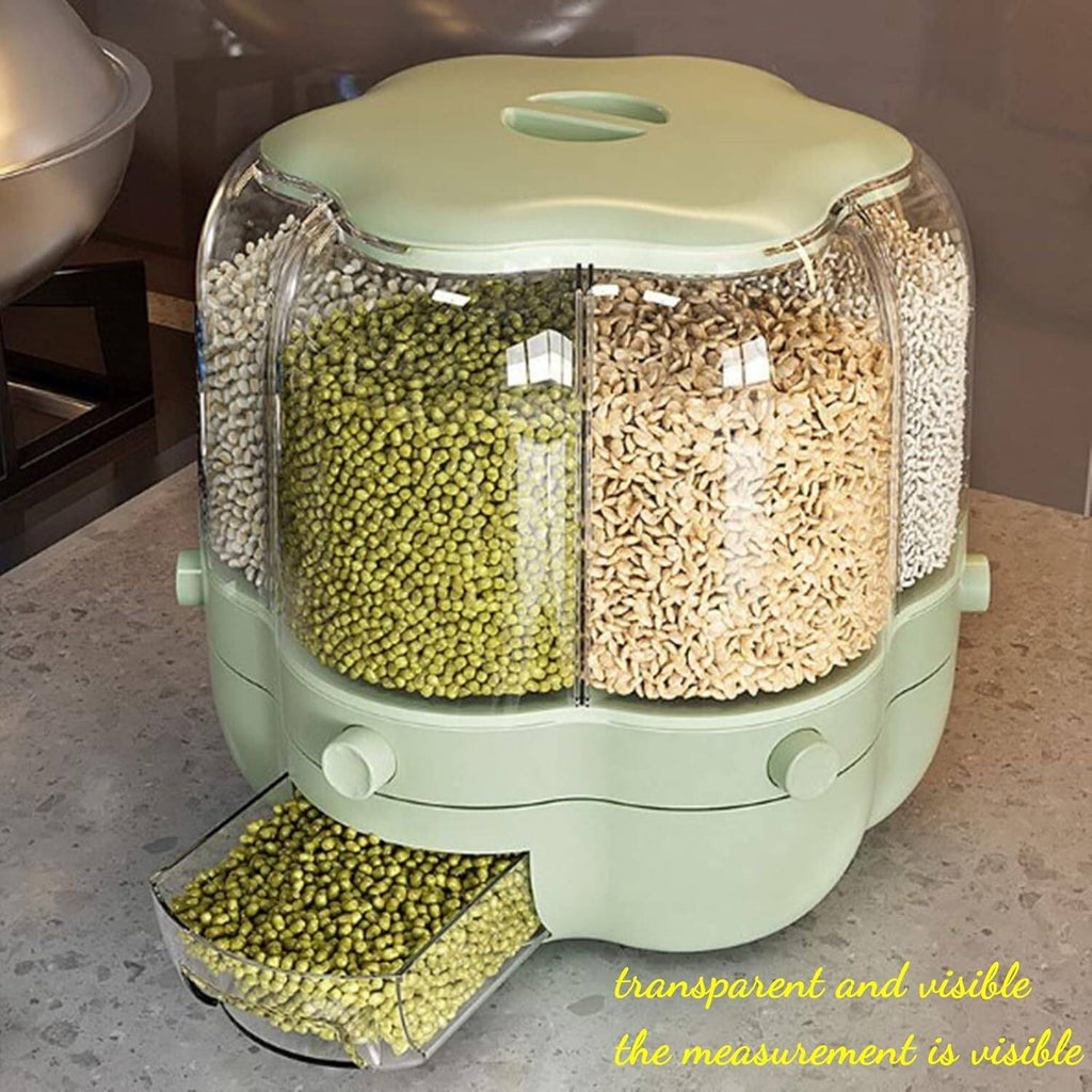 Valtier 360° 6-Grid Grain Storage Container