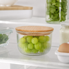 970ml Fluted Design Airtight Glass Bowl (2176) by Limon