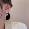 Crystal Pearl Drop Earrings