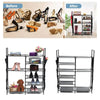 Double Row Shoe Rack With Side Pocket