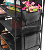 Double Row Shoe Rack With Side Pocket