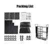 Double Row Shoe Rack With Side Pocket