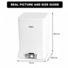 12L Pedal Dustbin with Removable Inner (1628) by Limon