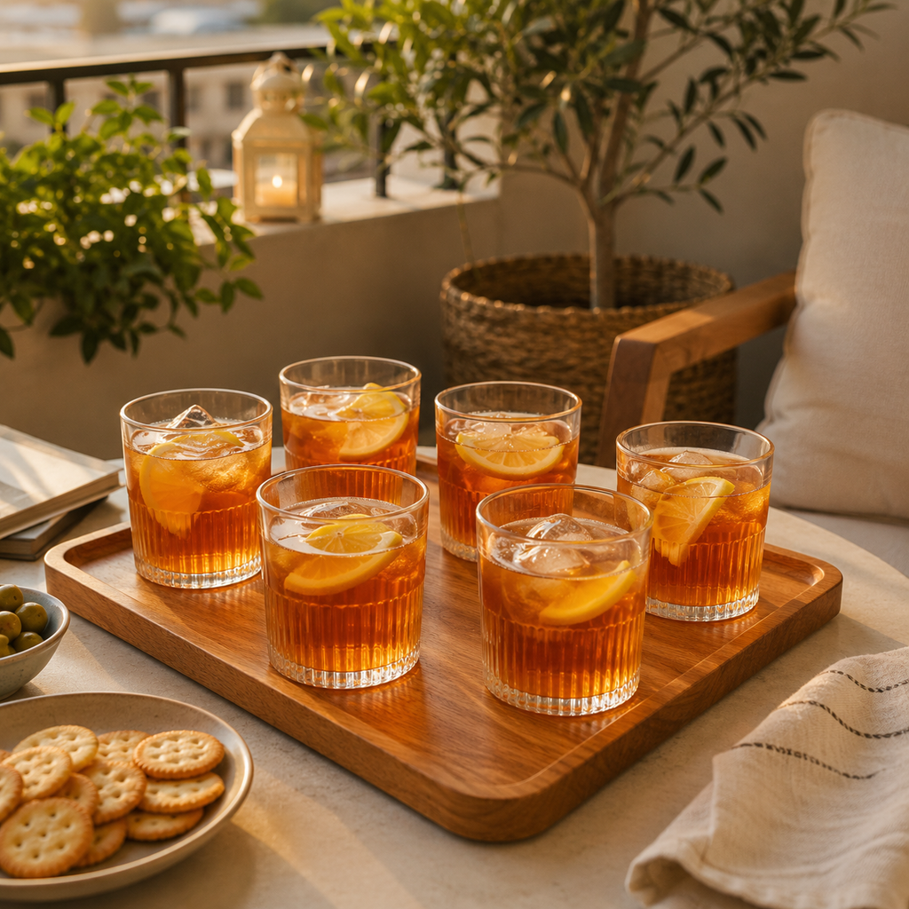 EssentialServe 6‑Pcs Glass Set (2445) by Limon