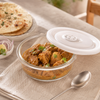 3-Pcs Vacuum Glass Bowl Set with Dated Lid (1230) by Limon