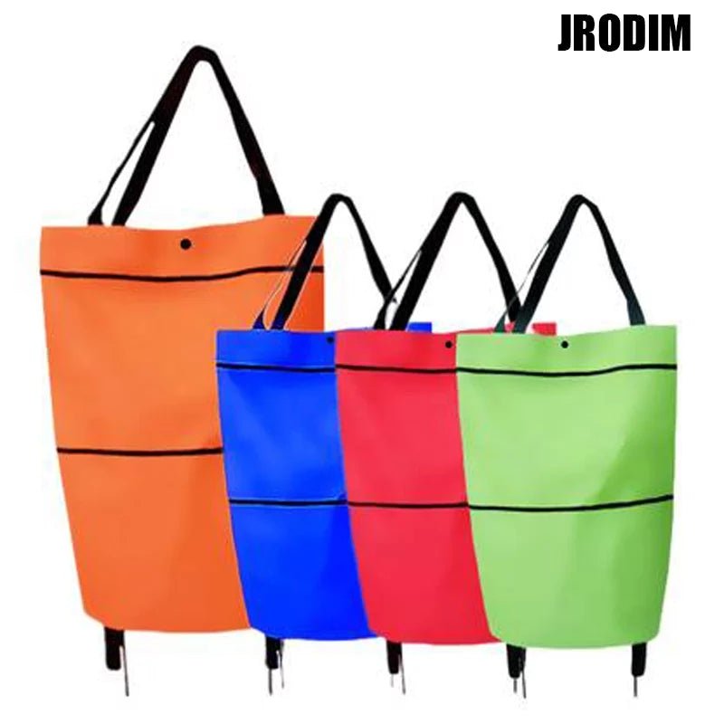 Foldable shopping cart with wheel