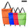 Foldable shopping cart with wheel