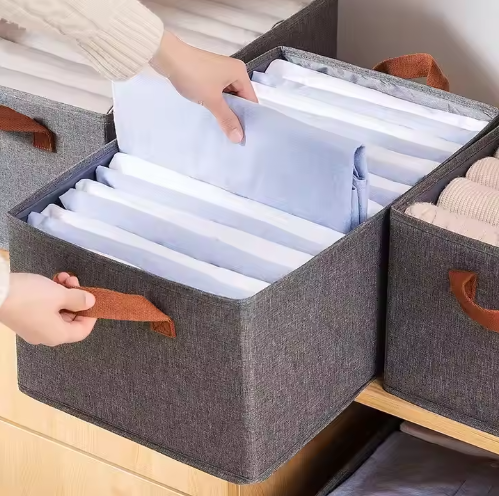 Collapsible Fabric Storage Basket